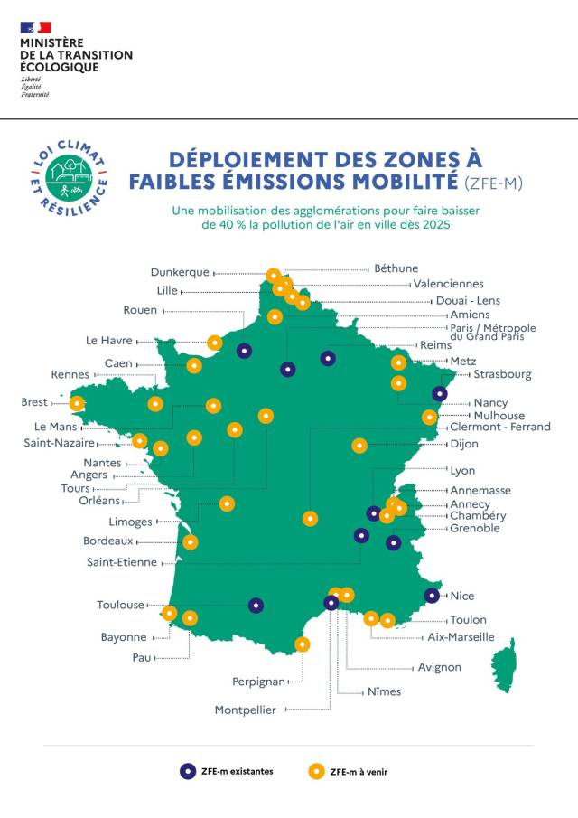 zones à faibles émissions mobilité